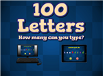 100 Letters Typing
